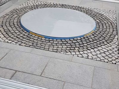 Granitwürfel Pflasterarbeiten
