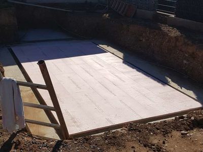 Betonarbeiten Bodenplatte